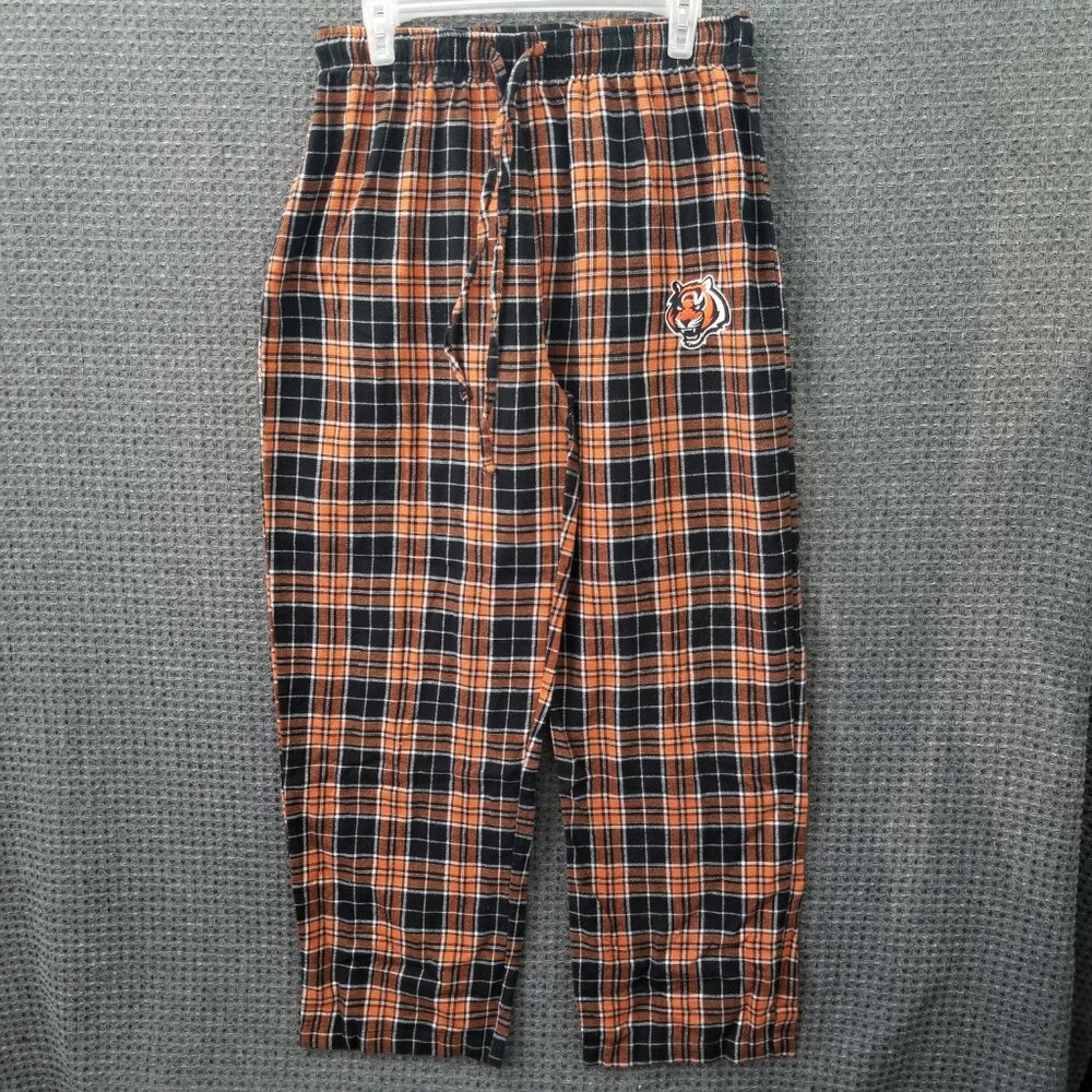 NFL Team Apparel Plaid Pajama Bottoms Men's M
